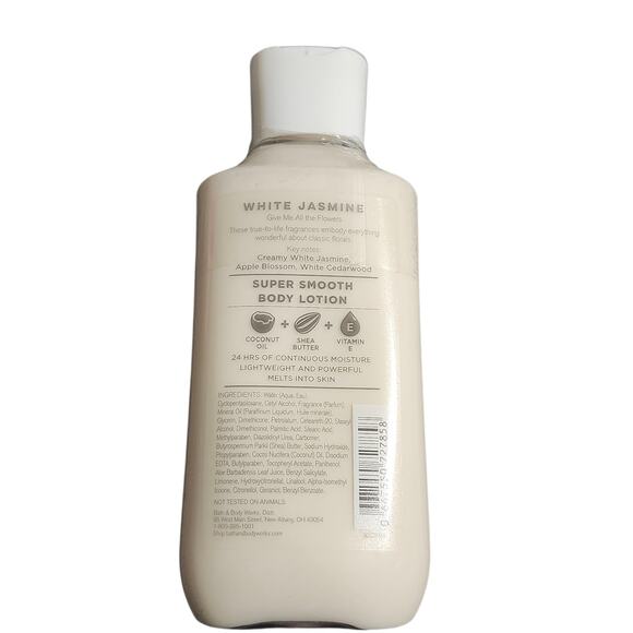 Bath & Body Works WHITE JASMINE Shea Butter Body Cream Lotion 8 fl oz - Picture 2 of 2